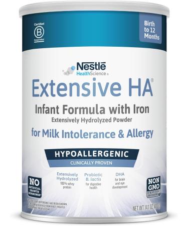 Extensive HA Baby Formula - Stage 1: Formula for Cow’s Milk Protein Allergy, 14.1 Ounces (Packaging May Vary)