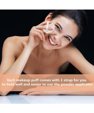 Buy 12PC Round Makeup Sponges - Dual-Use Air Pillow Powder Puffs for Liquid Foundation BB Cream & Concealer - Pink Blending Tool for Wet & Dry Use - Buy Online on GoSupps.com