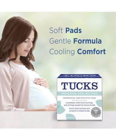 Tucks Medicated Cooling Pads | 100 Count - Soothing Relief for Hemorrhoids - Buy Online on GoSupps.com