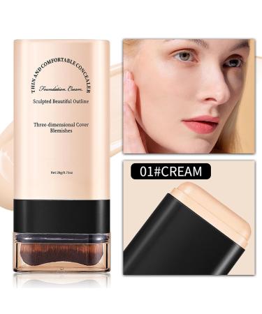  G n rique Natural Foundation Stick Hydrating Face Stick Light Finish Foundation Smooth Texture Long Lasting Coverage Perfect for Chinese New Year Valentines Day 20g - Buy Online on GoSupps.com