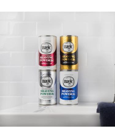 SoftSheen-Carson Magic Razorless Shaving Powder for Men with Vitamin E and Aloe - Depilatory for Black Men - Helps Prevent Razor Bumps - 4.5 oz - Buy Online on GoSupps.com
