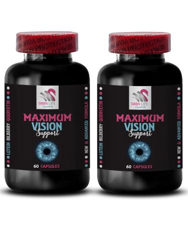 Vision balance - EYE VISION SUPPLEMENT - Clearer scenes Eye strength Better image Crystal vision Sharp lines Eye clarity Focus advantage Pure sightlines Vivid vision 2 Bottle 120 Capsules