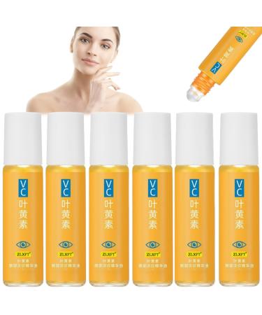 S Rums Anti-Rides Lut Ine Oil 6pcs 8ml Lutein Eye Essence Oil Huile Essentielle Anti-Rides Avec Vc Lut Ine S Rum pour Les Yeux La Lutein Luteine Huile Essentielle de Lut Ine Vc