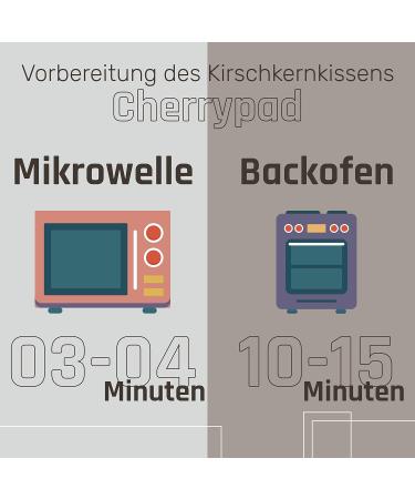 Cherypad Cherry Stone Pillow | Natural Cotton Heat/Cooling Pillow | Handmade Gifts | 25x20 cm | Blue Waffle Cotton - Buy Online on GoSupps.com