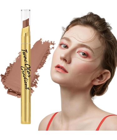 Eyeshadow Stick | Anti-Sweat Shimmer Eyeshadow Double-Sided Eye Shadow Sticks Waterproof - Long-Lasting Eyeshadow Stick Eye Makeup for Carnivals Proms Parties Events Shakven 3# - Buy Online on GoSupps.com