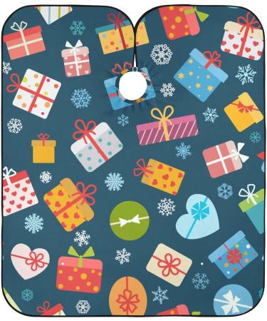 Waterproof Barber Cape - Christmas Pattern Cheetah Haircut Bib for Men & Women | Premium Hair Cutting Cape for Professionals - Buy Online on GoSupps.com