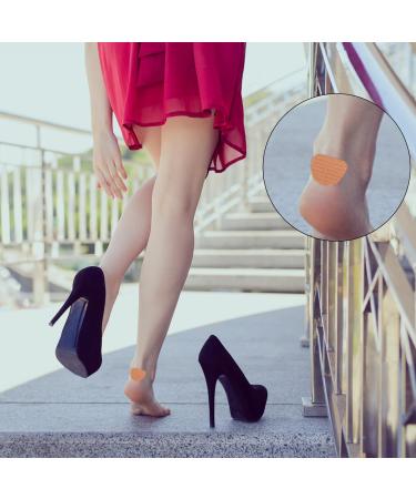 10 Sheets Moleskin Adhesive Pads - Heel Stickers for Blister Prevention and Friction Reduction - Buy Online on GoSupps.com
