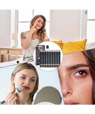 Eyeshadow Pencil Eyeliner Makeup Set | Smudge Proof Eyeliner Makeup Set Colorful Glitter Eyeliner for Women Long Lasting Eye Pen Kit for Men - Buy Online on GoSupps.com