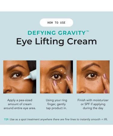 Bigger Than Beauty Skincare Defying Gravity Eye Lifting Cream Moisturizer with Plant Based Retinol for Women Green Tea and Essential Vitamins Daily Skin Care Routine Vegan Formula & Cruelty Free - Buy Online on GoSupps.com