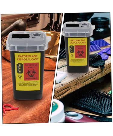 FOMIYES 4pcs Blade Storage Box - Stylish Plastic Trash Can with Mother of Pearl Shell Finish | Ideal for Organized Storage & Home Decor - Buy Online on GoSupps.com