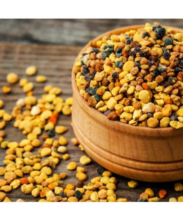  The Raw Honey Shop Fresh Raw Organic Bee Pollen Granules 200g Pure Natural and Raw Supports Health and Immunity No Artificial Additives Unheated and Unprocessed - Buy Online on GoSupps.com