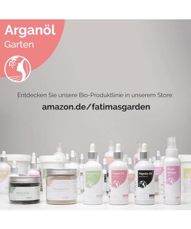 Fatima's Garden 100% Natural Argan Oil with Jasmine - Anti-Aging Moisturizing Cold-Pressed Oil for Face Hair Body & Nails - 100ml (1 Pack) - Buy Online on GoSupps.com