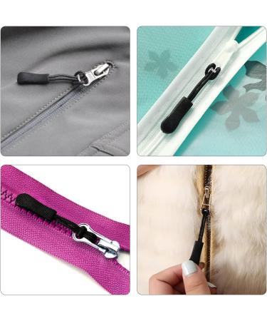 30 Non-Slip Zipper Pendants - Nylon Zipper Extensions for Clothing Backpacks & Luggage - Buy Online on GoSupps.com