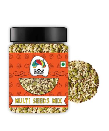 Mr. Merchant Antioxidant Seeds Mix -(Roasted Sunflower Pumpkin Flax Watermelon Chia seed) (Sugar Free Immunity Booster & Ready To Eat Snacks) (250 gm)_Packing May Vary