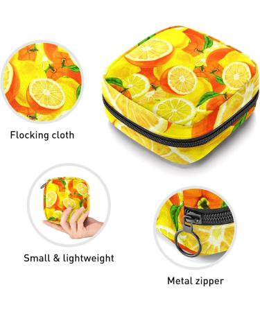 Buy Anna Cowper Yellow Lemon Bandage Storage Bag | Portable Menstrual Cup & Tampon Holder for Women & Teens - Multicolored 1 Piece - Buy Online on GoSupps.com