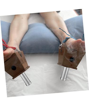 OHPHCALL 5pcs Moxa Pusher Body Massager Moxa Heat Tank for Tendonitis Bathroom Organizer Moxa Tank for Muscle Stiffness Rod Roller Toys Moxibustion Furnace Stainless Steel - Buy Online on GoSupps.com