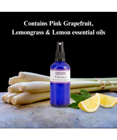 Vitali-Chi Vibrancy Essential Oil Spray with Lemongrass and Lemon | for Energy Boost Relaxation & Peace | Air Freshener Aura & Room Spray with Refreshing & Soothing Aroma - 100 ml - Buy Online on GoSupps.com