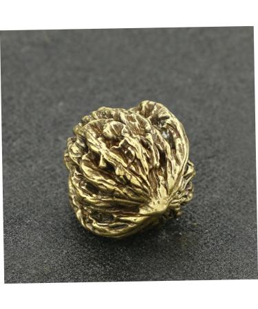 Partykindom Copper Walnut Body Massage Device - 2 Pairs Decorative Foot Ornaments & Accessories | 3.5cm x 2pcs Golden - Buy Online on GoSupps.com