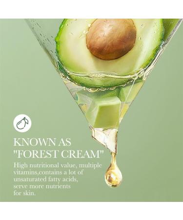 Avocado Moisturizing Lotion Avocado Face Moisturiser Lotion Avocado Face Cream Shrink Pores Anti-Aging Firming Glowing Moisturising Lotion for All Skin Types 100ml - Buy Online on GoSupps.com