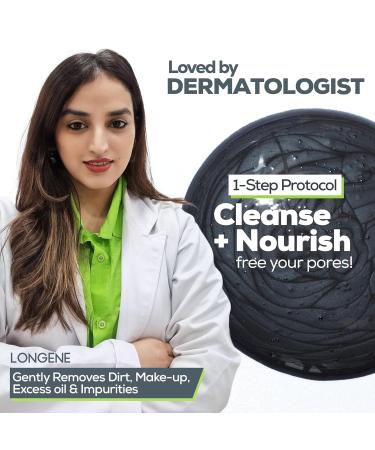 Blueberry Charcoal Face Wash | Oil Control & Even Skin Tone | 4% Niacinamide & 6 Actives | Vegan 100mL for All Skin Types - Buy Online on GoSupps.com