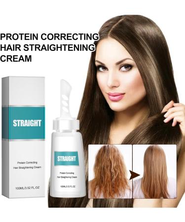 Shantou Yingji 2 pieces hair straightening cream hair straightening cream moisturizing hair removes frizz and split ends 2 pieces x 100 ml hair - Buy Online on GoSupps.com