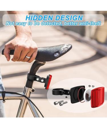 Deerlet Airtag Bicycle GPS Tracker - Hidden Bike Mount for Apple Airtag Reflector Seatpost Mount Anti-Theft for Bicycles & Scooters - 1 Pack - Buy Online on GoSupps.com