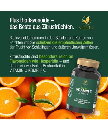 Vitaciv Vitamin C Complex 1000mg - High Dose Acerola Cherry & Citrus Bioflavonoids - Vegan Laboratory Tested 100 Tablet Supply - Buy Online on GoSupps.com