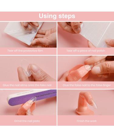 Ebanku Nail Hand Practice for Acrylic Nails - Flexible Manicure Hand with 500PCS False Nail & Training Tools (Clear) - Buy Online on GoSupps.com