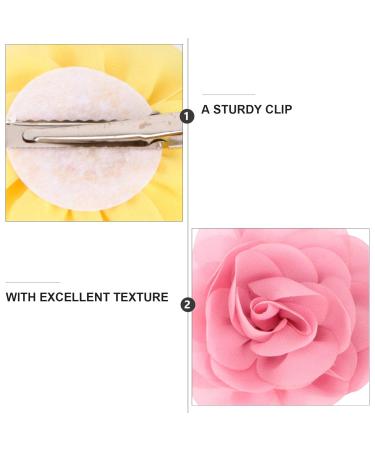 Ifundom 20-Piece Flower Hair Clips for Women | Rose Fabric Hair Accessories & Mexican Hair Flowers | Perfect for Weddings Parties & Mother's Day - Buy Online on GoSupps.com