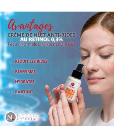 Night Cream 0.3% PURE RETINOL Anti-Wrinkle Women/Men 27 Active Ingredients | Deep Wrinkle Filler with Hyaluronic Acid | Firming Face Neck and D collet | Normal Oily and Combination Skin - Buy Online on GoSupps.com