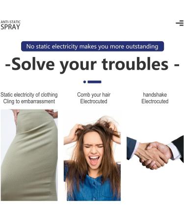 Buy Anti-Static Spray - Cling Free Static Guard for Clothes | Eliminate Static Shock Worldwide Shipping - Buy Online on GoSupps.com