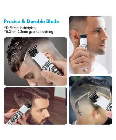 BESTBOMG Electric Clippers - Rechargeable Cordless T-Blade Trimmer & Beard Grooming Kit for Men - Buy Online on GoSupps.com