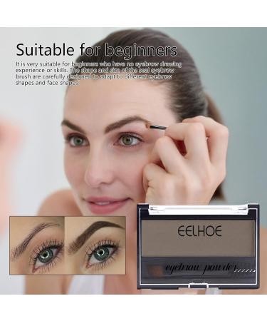 Eyebrow Powder Kit Makeup Palette Include Eyeshadow Waterproof Brow Brush Eyebrow Pomade Long-Lasting Eye Brow Tinted Powder Palette Brow Palette Natural for Delicate Eyebrow Shape Grey - Buy Online on GoSupps.com