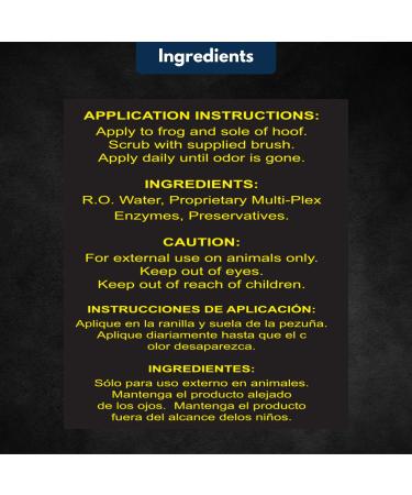 E3 Thrush Clear Treatment owerful Solution for Equine Hoof Thrush - 8 Oz - - Buy Online on GoSupps.com