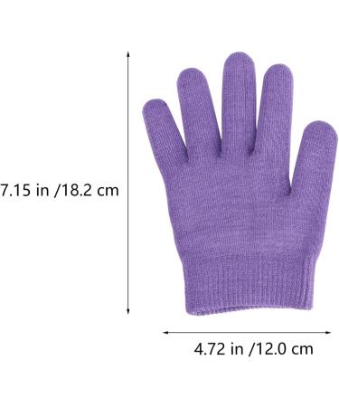 Lurrose 1 Pair Moisturizing Gloves Cosmetics Hand Gloves Exfoliating Spa Gloves Beauty Cleaning Mittens for Softening Dry Cracked Hand Skins Remove Dead Skin Purple Mittens Kids - Buy Online on GoSupps.com
