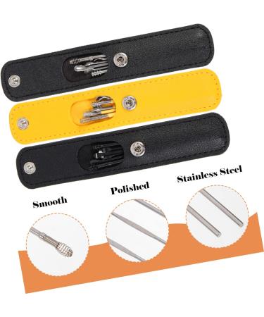 DOITOOL 15 Sets Tool Care Personal Case Pu Scoop of Clean Earpick Spiral Pick Spoon for Picking Inner Ear Outdoor Adults Removal with Earwax Household Tools Remover Picker Curette Color Assorted Colorx5pcs 9.2X0.5X0.5CMx5pcs - Buy Online on GoSupps.com