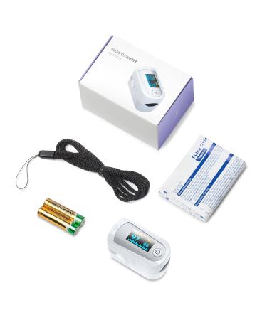 VALE Fingertip Pulse Oximeter MD-CS55 | Color OLED Display | Includes Batteries & Carrying Strap | International Shipping Available - Buy Online on GoSupps.com