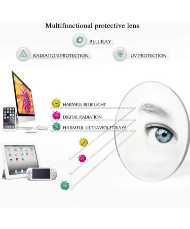 AetrvoHope Blue Light Blocking Glasses for Kids Children's Computer Glasses for Age 4-13 Unbreakable Frame Anti-Blue Ray Glasses With Case Anti UV400 & Eyestrain Black+blue - Buy Online on GoSupps.com