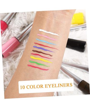 Healvian 20 Pcs Colored Liquid Eyeliner Sweat-proof Eyeliner Pens Waterproof Eyeliners Cosmetic Pens Plastic - Buy Online on GoSupps.com