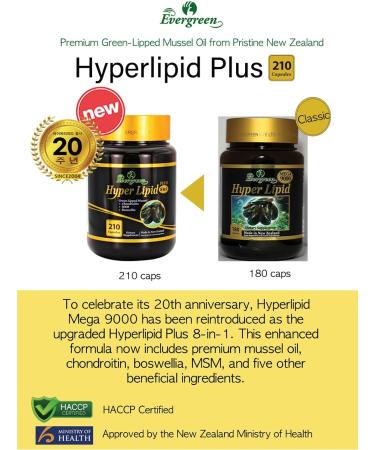 Hyper Lipid 9000 Plus 210(180+30) Capsule Evergreen New Zealand - Buy Online on GoSupps.com