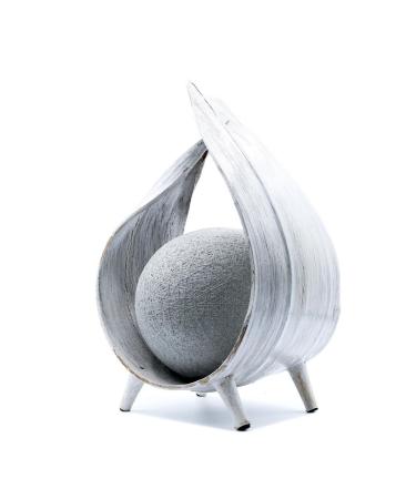 Ancient Wisdom Natural Coconut Lamp - Whitewash Wrapover indoor lamps colorful nico