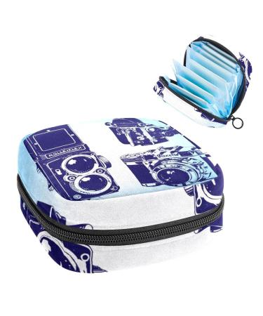 Sanitary Napkin Storage Bags Nursing Pad Holder Camera Portable Period Kit Bag Feminine Product Pouch for Women Girls Color2