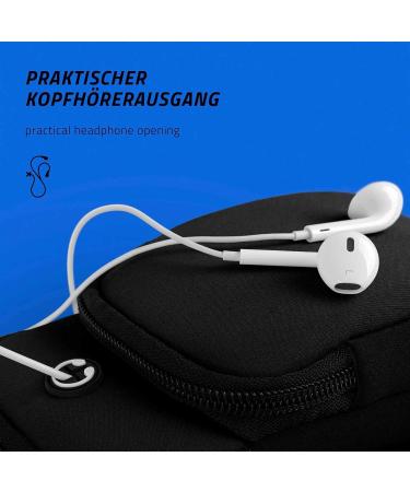 Oneflow Premium SportArmband for Samsung Galaxy Z Flip 5 | Best Jogging Arm Pocket with 2 Compartments - Soft Running Bag Black Unity - Buy Online on GoSupps.com