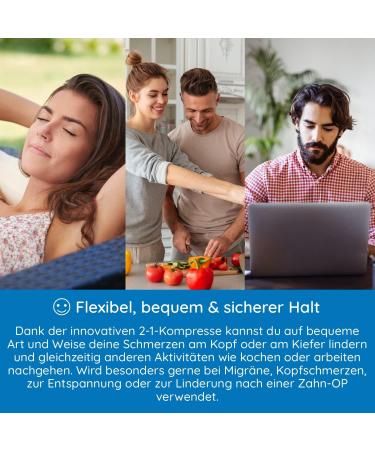 Buy Adjustable Wisdom Teeth Cooling Pads | Post-Op Compress for Pain Relief & Headaches - Buy Online on GoSupps.com