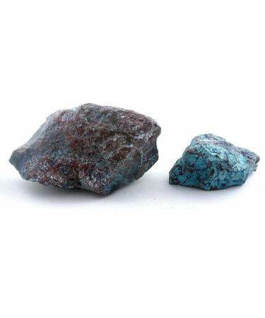 412 Gram 14.6 Oz 2 Sonoran Rare Shattukite Chrysocolla Azurite Silica Cab Rough - Buy Online on GoSupps.com
