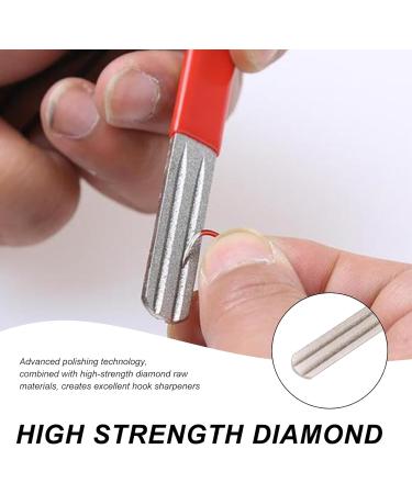 Syqzmya 2-Piece Fish Hook Sharpener - Double-Sided Compact & Efficient for Quick Sharpening | Reusable Fishing Tool - Buy Online on GoSupps.com