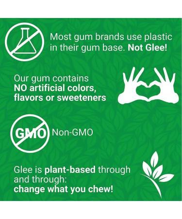 Glee Gum Xylitol-Sweetened Sugar-Free Lemon-Lime Natural Chewing Gum 240g (Pack of 12) - Buy Online on GoSupps.com