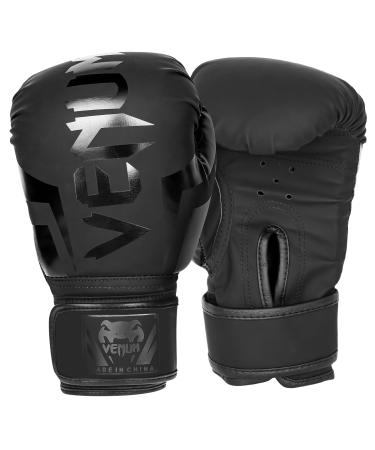 Inmorven boxing gloves children 8oz premium quality box gloves for children from 10-15 years kickboxer per boxing training sparring gloves for kickboxing muay thai and mma (black)