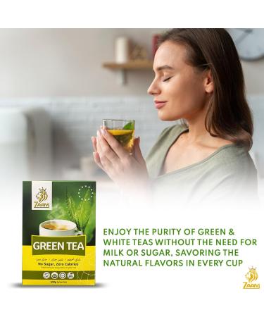 Zaam Green Tea - No Sugar Zero Calories 500g - Authentic Taste Experience - Buy Online on GoSupps.com