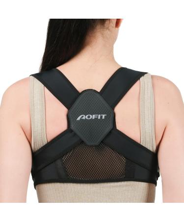 Posture Corrector for Women Adjustable Upper Back Brace for Clavicle Support and Providing Pain Relief from Neck Shoulder Size L